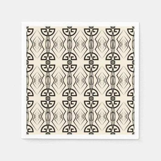 Art Deco Serviette (Vorderseite)