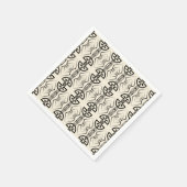 Art Deco Serviette (Ecke)