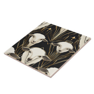 Art Deco Sheep No1 Fliese
