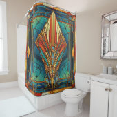 Art Deco Shower Curtain Duschvorhang (Beispiel)