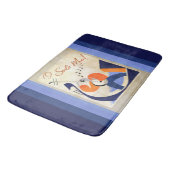 Art Deco Singing Gondolier O Sole Mio Badematte (Schrägansicht)