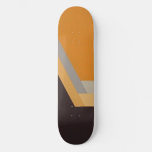 ART DECO Skateboard (Mandarine)