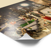 Art Déco Skyline Fotodruck (Ecke)