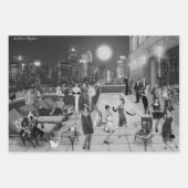 Art Déco Skyline Geschenkpapier Set (Vorderseite 2)