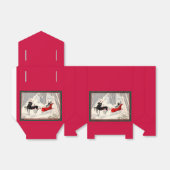 Art Deco Sleigh Ride Geschenkschachtel (Ungefaltet)