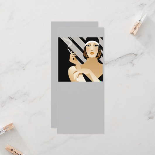 Art Deco Smoker (Vorderseite/Rückseite Beispiel)