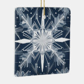 Art Deco Snowflake Keramikornament (Rechts)