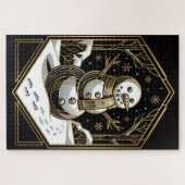 Art Deco Snowman Jigsaw Puzzle (Horizontal)