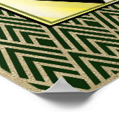 Art Deco Socialite Poster (Ecke)