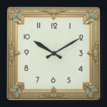 Art Deco Soft Minze Quadratische Wanduhr<br><div class="desc">Großartiges Uhrendesign. Du wirst es wie andere Liebe bekommen. Sie können dieses Design auch für andere Produkte verwenden,  die Sie mögen,  oder Ihren Text anpassen und hinzufügen. Folgen Sie mir für mehr. Vielen Dank. Ich wünsche Ihnen einen schönen Tag.</div>