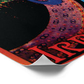 Art Deco Sommerblüten für Mavis der 20er Jahre Poster (Ecke)