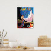 Art Deco Sommerblüten für Mavis der 20er Jahre Poster (Küche)