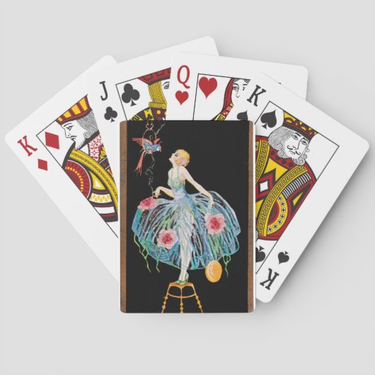 Art Deco Spielkarten (Rückseite)