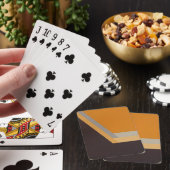 ART DECO Spielkarten (Mandarine/Schwarz) (In Situ)