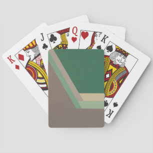 ART DECO Spielkarten (Minze/Grau)
