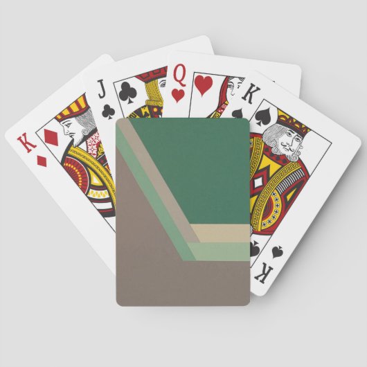 ART DECO Spielkarten (Minze/Grau) (Rückseite)