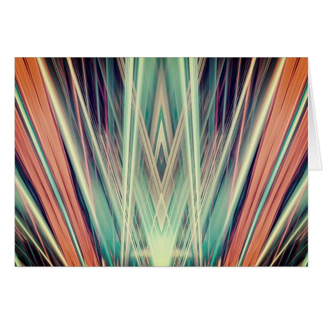 Art Deco Spotlights Muster (Vorderseite (Horizontal))