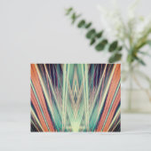Art Deco Spotlights Muster Postkarte (Stehend Vorderseite)