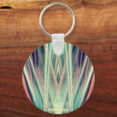 Art Deco Spotlights Muster Schlüsselanhänger (Vorderseite)