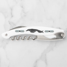 Art Deco springender Borzoi Korkenzieher