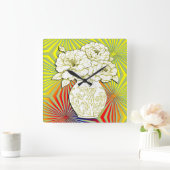 Art Deco Square Uhr der 1920er Jahre (Zuhause)