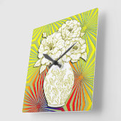 Art Deco Square Uhr der 1920er Jahre (Winkel)