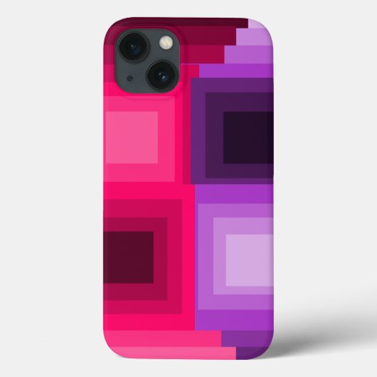 Art Deco Squares Case-Mate iPhone Hülle (Rückseite)