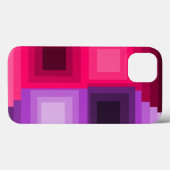 Art Deco Squares Case-Mate iPhone Hülle (Rückseite (Horizontal))