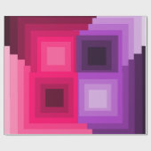Art Deco Squares Geschenkpapier (Flach)