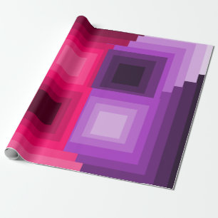 Art Deco Squares Geschenkpapier
