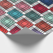 Art Deco Squares Geschenkpapier (Ecke)