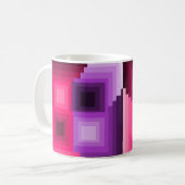 Art Deco Squares Kaffeetasse (Vorderseite Links)