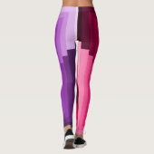 Art Deco Squares Leggings (Rückseite)
