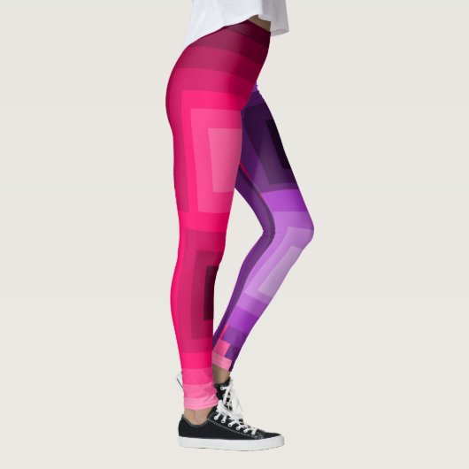 Art Deco Squares Leggings (Rechts)