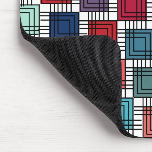 Art Deco Squares Mousepad (Ecke)
