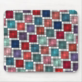 Art Deco Squares Mousepad (Vorne)