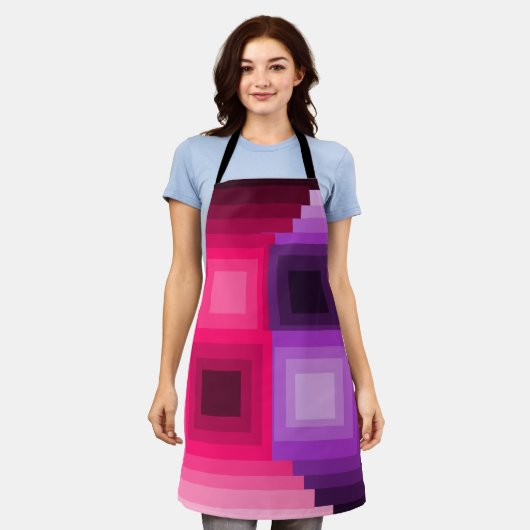 Art Deco Squares Schürze (Getragen)