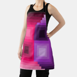 Art Deco Squares Schürze