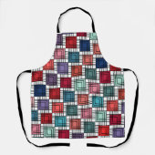 Art Deco Squares Schürze (Vorderseite)