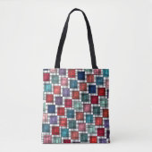 Art Deco Squares Tasche (Vorderseite)