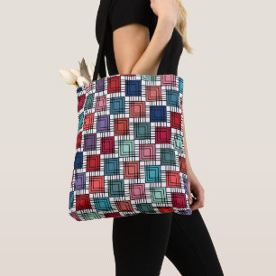 Art Deco Squares Tasche