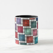 Art Deco Squares Tasse (Zentrum)