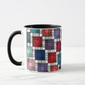 Art Deco Squares Tasse (Links)