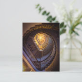 Art Deco stairwell, Riga Postkarte (Stehend Vorderseite)