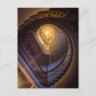 Art Deco stairwell, Riga Postkarte