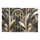 Art Deco Standard Pair Pillowcases Kissenbezug (Rückseite-Links)