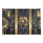 Art-Deco-Standardpaare Kissenbezug (Rückseite-Rechts)