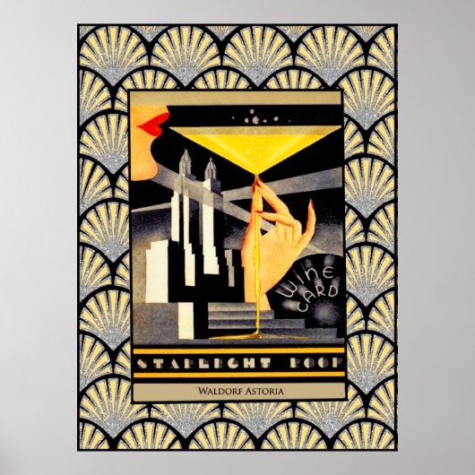 Art Deco Starlight Roof Poster (Vorne)