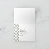 Art Deco Stars Dankeschön Karte (Innenseite)