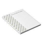 Art Deco Stars Personalisiert Notepad Notizblock (angewinkelt)